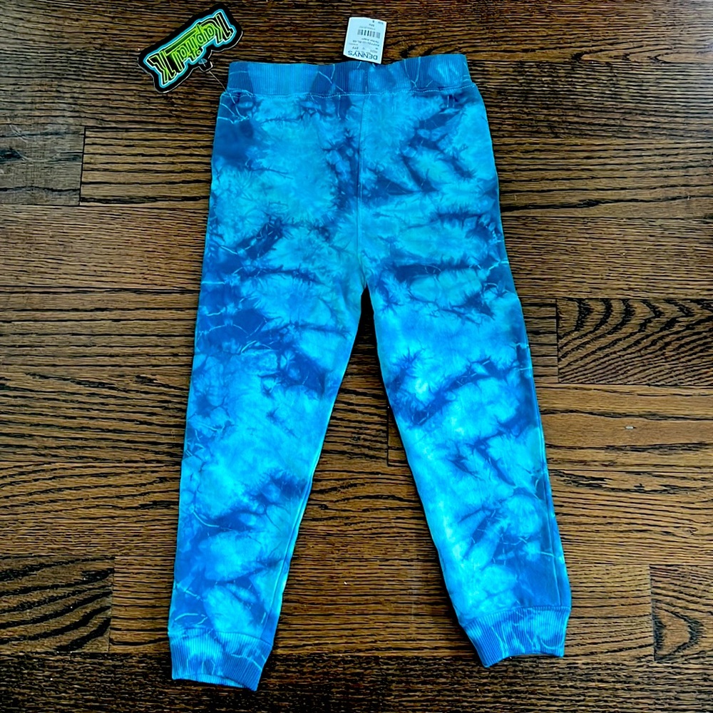 Blue tie dye joggers, size 5.  Kapital K brand